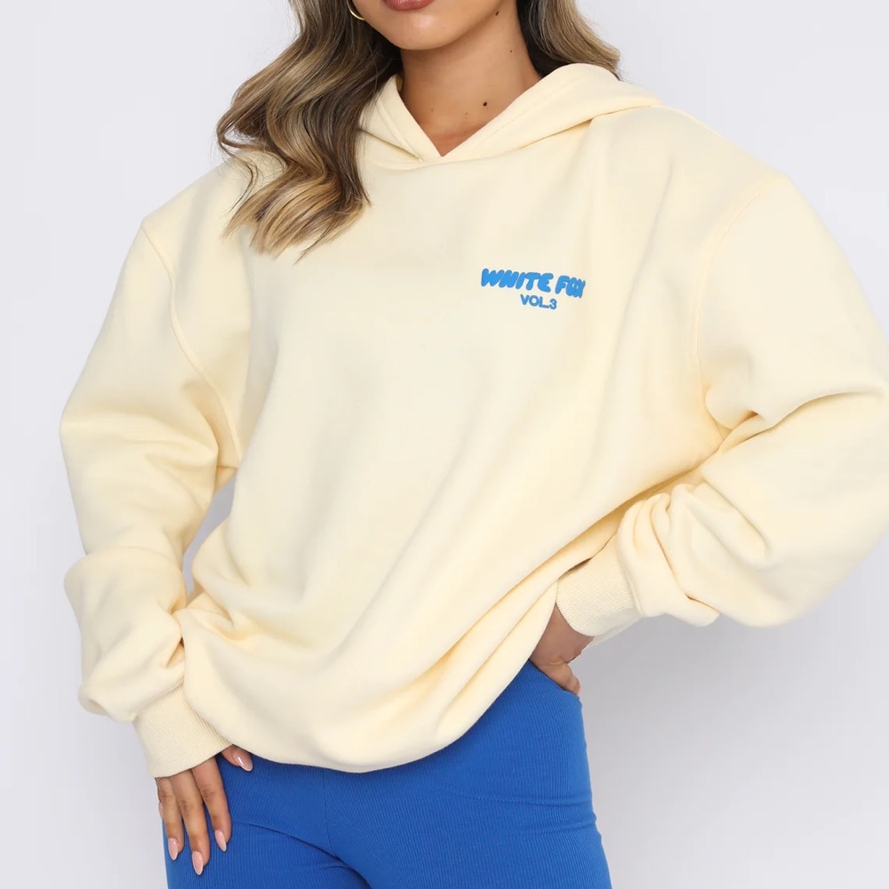 White Fox Hoodie size M/L